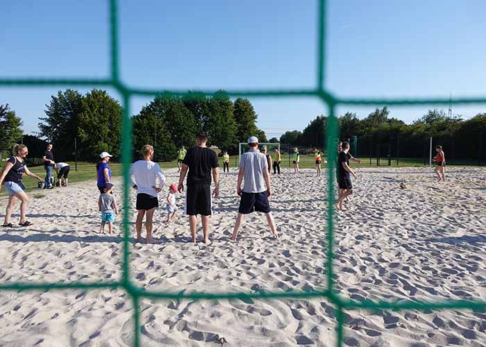 Teambuilding: Strandfußball